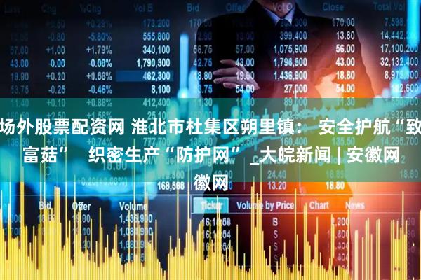 场外股票配资网 淮北市杜集区朔里镇： 安全护航“致富菇”   织密生产“防护网” _大皖新闻 | 安徽网